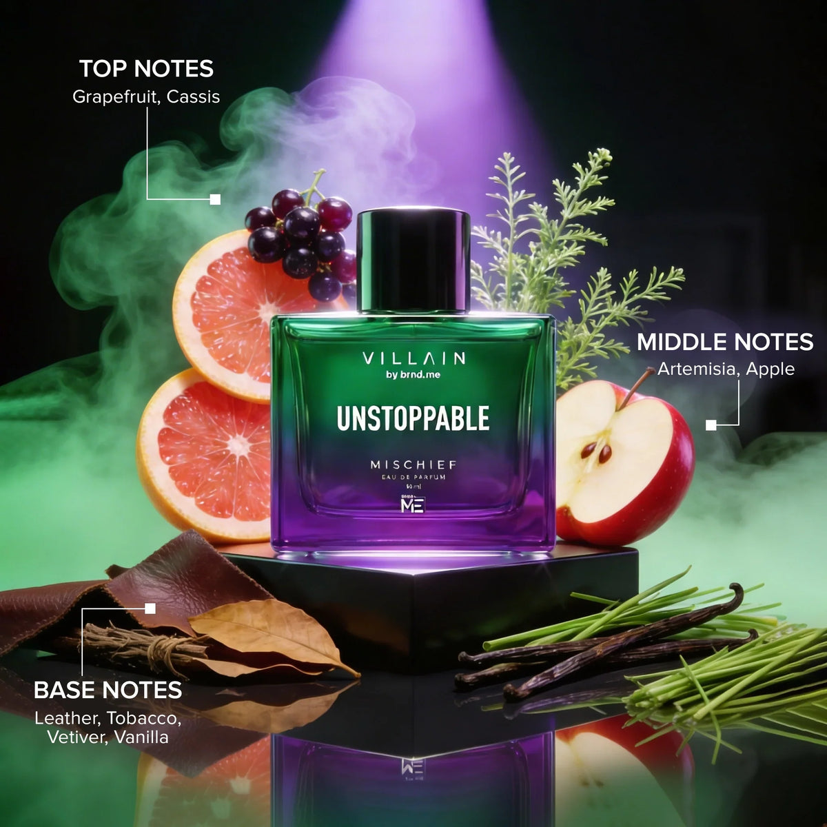 Villain Unstoppable Mischief Eau De Parfum for Men 50ml