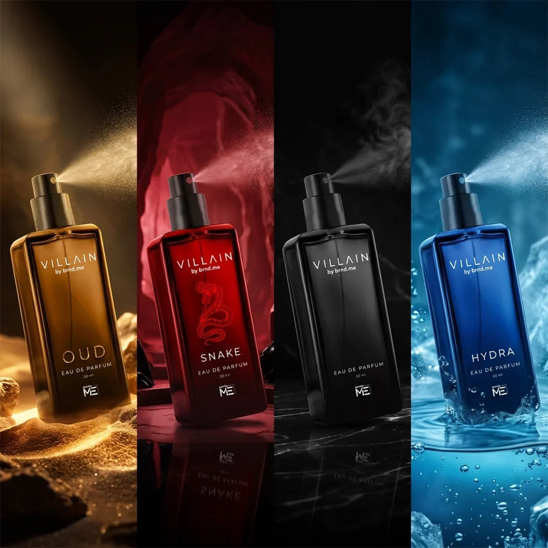 Villain Rebel Eau De Parfum Combo — 4 x 20ml